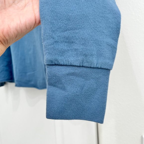 James Perse Cowl Neck Blue Sweatshirt - NWT - Picture 5 of 6